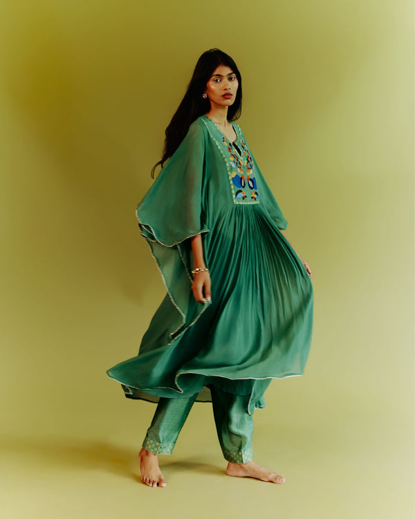 Emerald Symphony Kaftan