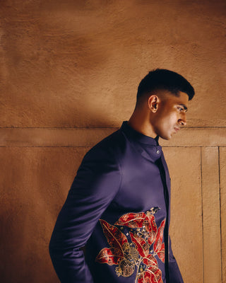 Midnight Wilderness Bandgala Jacket