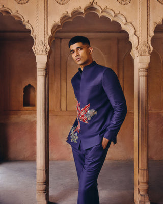 Midnight Wilderness Bandgala Jacket