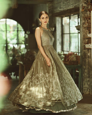 Calista  Sage Gown