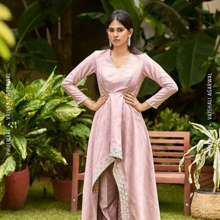 Calista Lilac Anarkali set