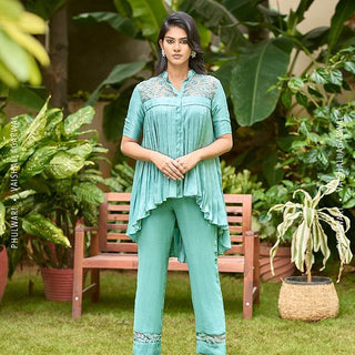 Gulmohar Sky Blue Co-ord Set