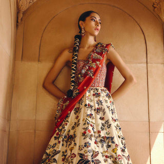 Forest Euphoria Lehenga set