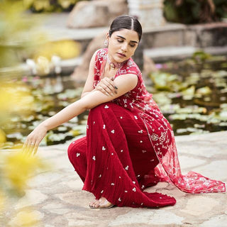 Calista  Vibrant red Co-ord set