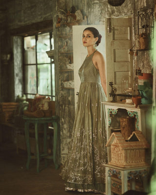 Calista  Sage Gown