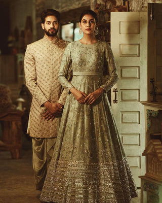 Liora Beige Bandgala