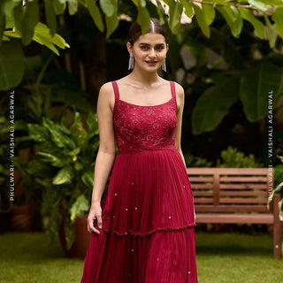 Vibrant Red Maxi Dress