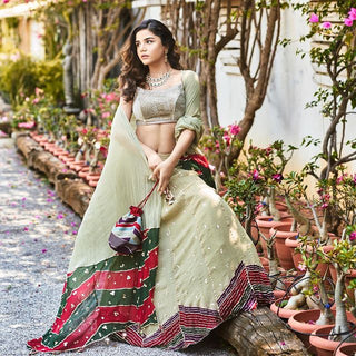 Liora Sage Lehenga Set