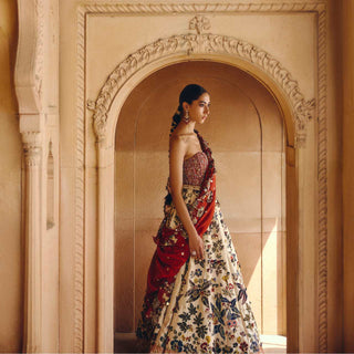 Forest Euphoria Lehenga set