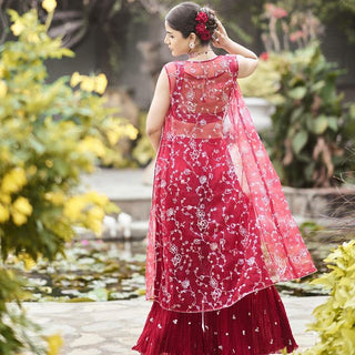 Calista  Vibrant red Co-ord set