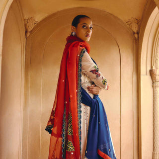Ivory Symphony Anarkali