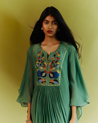 Emerald Symphony Kaftan