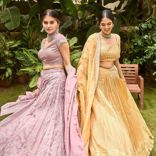 Gulmohar Mustard Lehenga Set