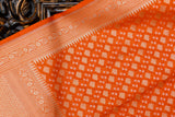 Orange Banarasi Dupatta