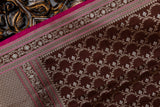 Brown Banarasi Silk Dupatta