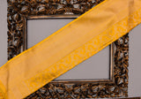 Yellow Banarasi Silk dupatta