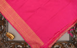 Red & Pink Pattu Saree